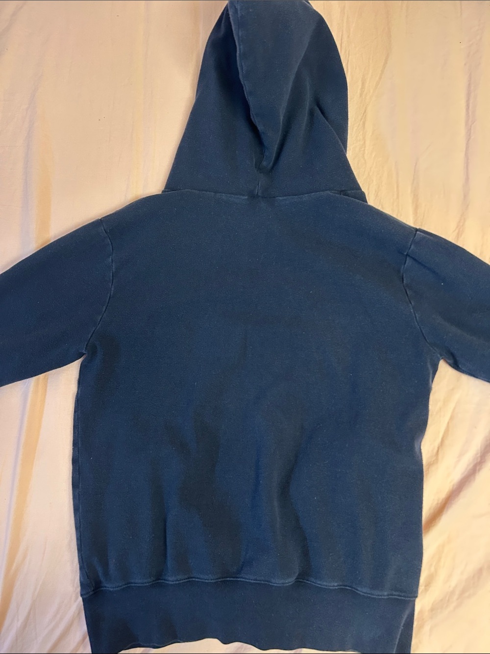 Y2K PINK Navy Zip-Up Hoodie with Varsity logo and heart zipper - Picture 5 of 5